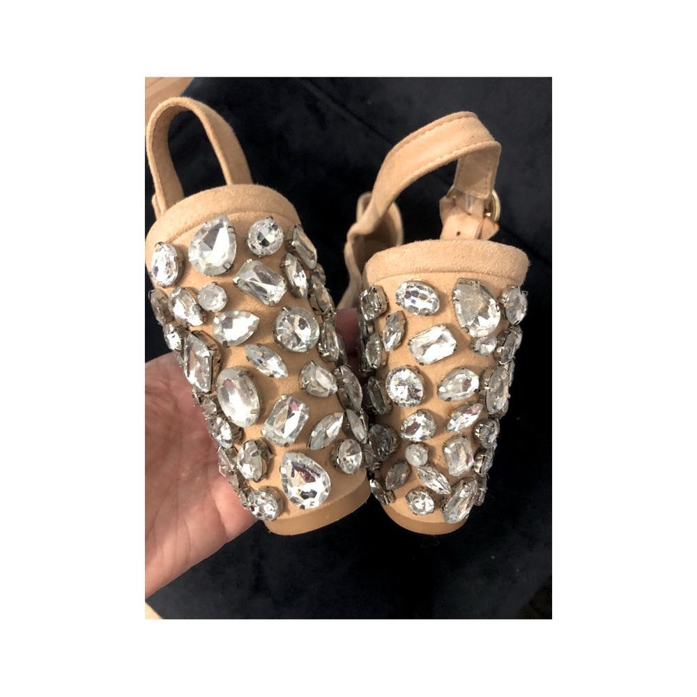 Chinese Laundry jeweled chunky heels